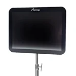 Close-up of the Airtraq Max View medical monitor on adjustable stand.